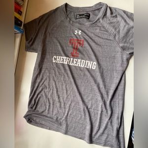 Under armour temple cheerleading Tshirt